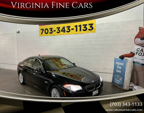 2011 BMW 5 Series for sale at Virginia Fine Cars in Chantilly VA