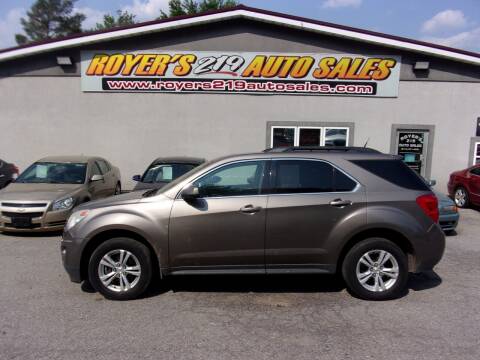 2012 Chevrolet Equinox for sale at ROYERS 219 AUTO SALES in Dubois PA