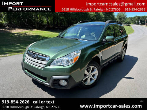 2013 Subaru Outback for sale at Import Performance Sales in Raleigh NC