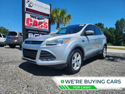 2016 Ford Escape for sale at Let's Go Auto Of Columbia in West Columbia SC