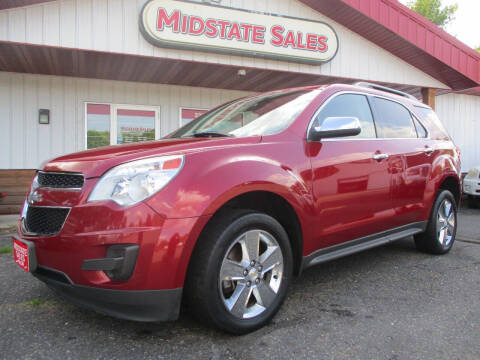 2015 Chevrolet Equinox for sale at Midstate Sales in Foley MN