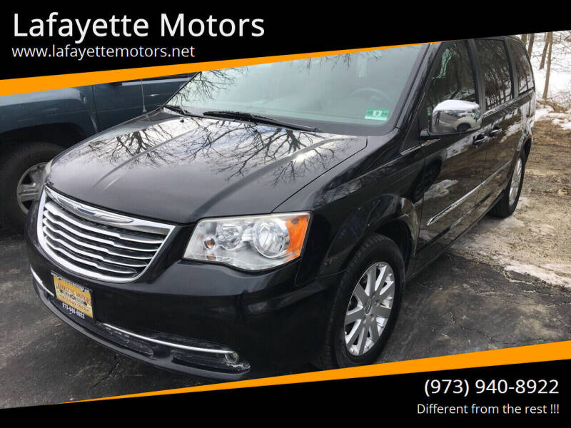 2012 Chrysler Town and Country for sale at Lafayette Motors in Lafayette NJ