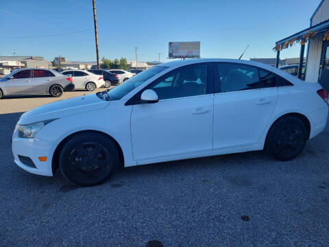 2013 Chevrolet Cruze for sale at BELOW BOOK AUTO SALES in Idaho Falls ID