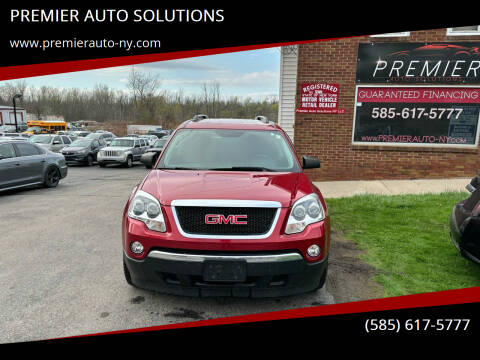 2012 GMC Acadia for sale at PREMIER AUTO SOLUTIONS in Spencerport NY