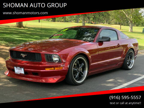 2007 Ford Mustang for sale at SHOMAN AUTO GROUP in Davis CA