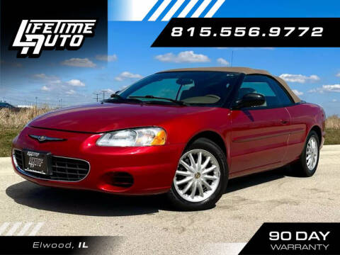 2003 Chrysler Sebring for sale at Lifetime Auto in Elwood IL