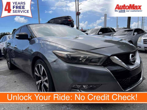 2017 Nissan Maxima for sale at Auto Max in Hollywood FL