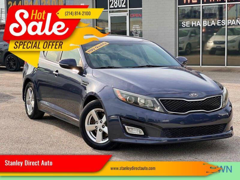 2015 Kia Optima for sale at Stanley Automotive Finance Enterprise in Dallas TX