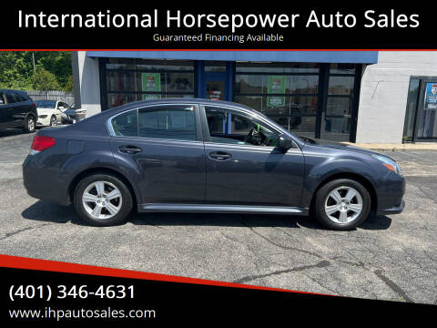 2013 Subaru Legacy for sale at International Horsepower Auto Sales in Warwick RI