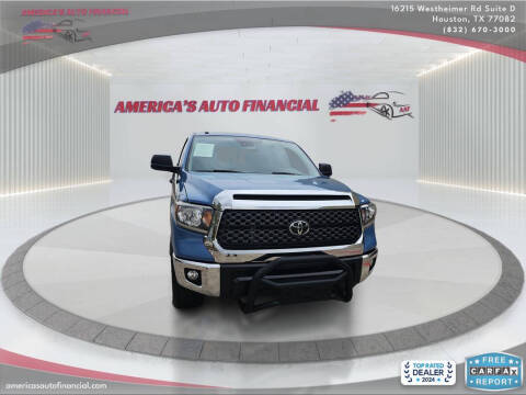 2019 Toyota Tundra for sale at America's Auto Financial in Houston TX