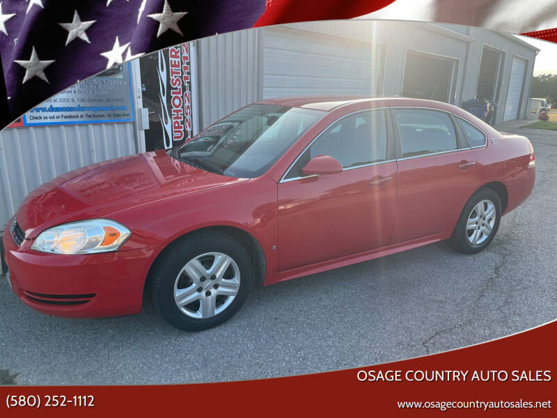 2009 Chevrolet Impala for sale at Osage Country Auto Sales in Duncan OK