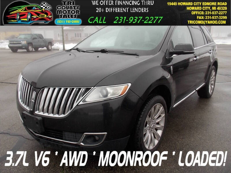 2013 Lincoln MKX for sale at Tri County Motor Sales in Howard City MI