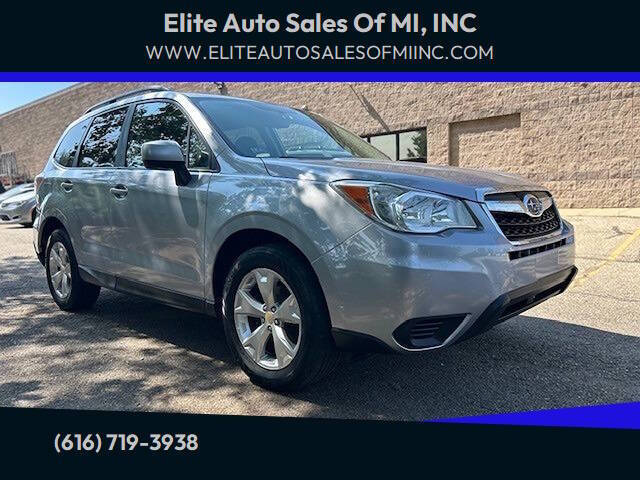 Ice Silver Metallic 2014 Subaru Forester SUV / Crossover All-Wheel Drive 6-Speed Manual