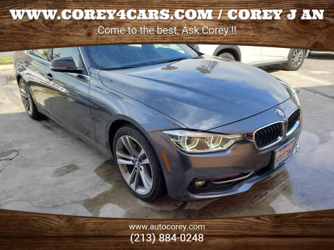 2017 BMW 3 Series for sale at WWW.COREY4CARS.COM / COREY J AN in Los Angeles CA