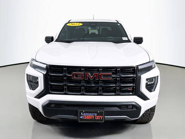 Used 2023 GMC Canyon AT4 with VIN 1GTP6DEK1P1237518 for sale in Bloomington, IL