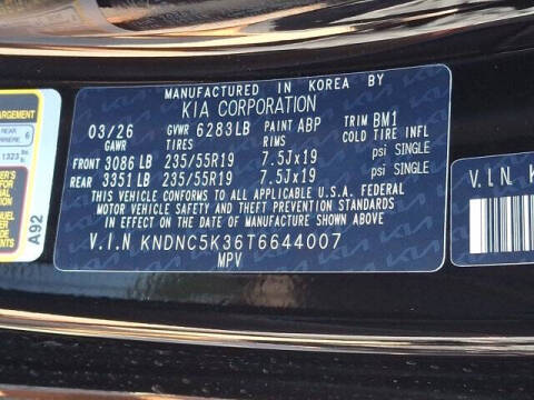 2026 Kia Carnival EX
