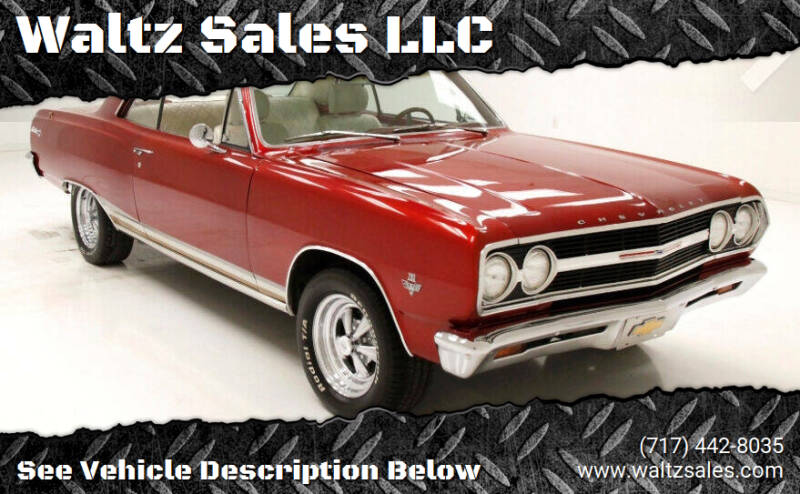 1965 Chevrolet Chevelle Malibu for sale at Waltz Sales LLC in Gap PA