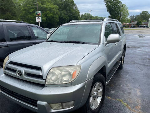 2003 Toyota 4Runner for sale at Brewer Enterprises 3 in Greenwood SC