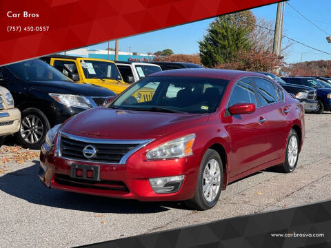 2014 Nissan Altima for sale at Car Bros in Virginia Beach VA