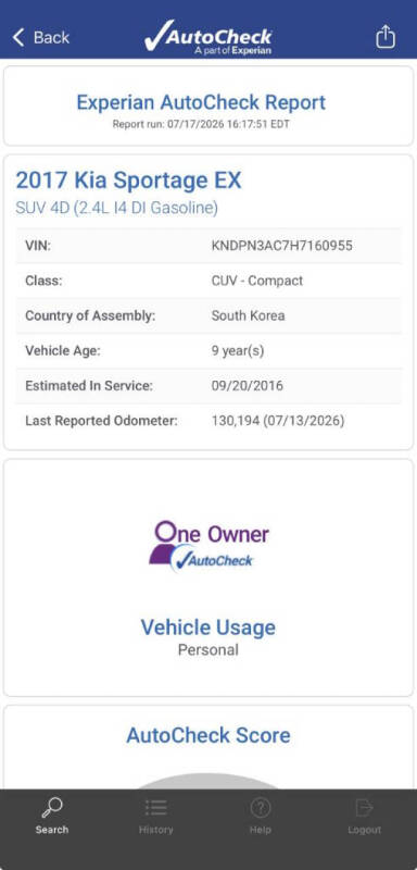 2017 Kia Sportage EX
