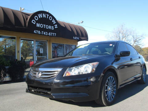 2012 Honda Accord for sale at DOWNTOWN MOTORS in Macon GA