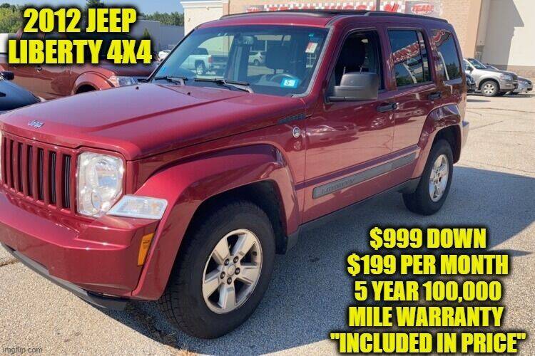 2012 Jeep Liberty for sale at D&D Auto Sales, LLC in Rowley MA