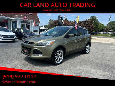 2013 Ford Escape for sale at CAR LAND  AUTO TRADING in Raleigh NC