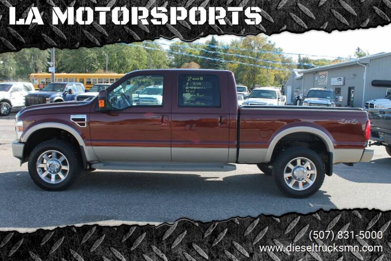 2008 Ford F-350 Super Duty for sale at L.A. MOTORSPORTS in Windom MN