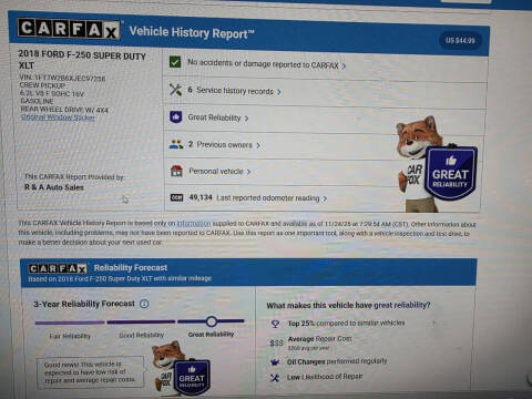 2018 Ford F-250 Super Duty XLT