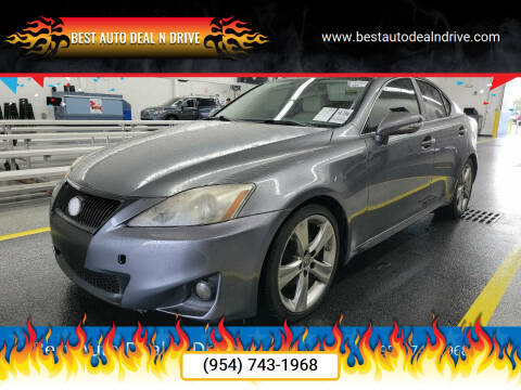 2012 Lexus IS 250 for sale at Best Auto Deal N Drive in Hollywood FL