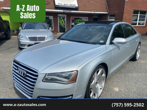 2014 Audi A8 L for sale at A-Z Auto Sales in Newport News VA