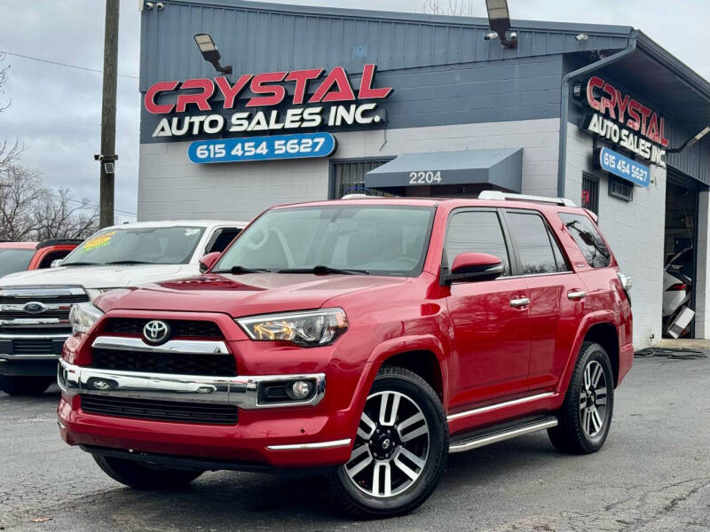 2015 Toyota 4Runner for sale at Crystal Auto Sales Inc in Nashville TN