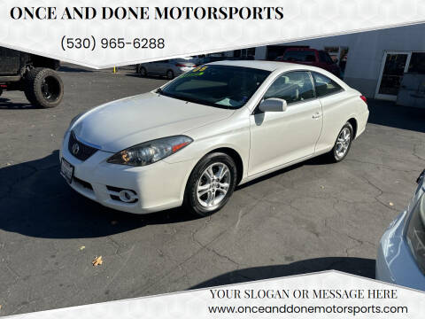 2008 Toyota Camry Solara for sale at Once and Done Motorsports in Chico CA