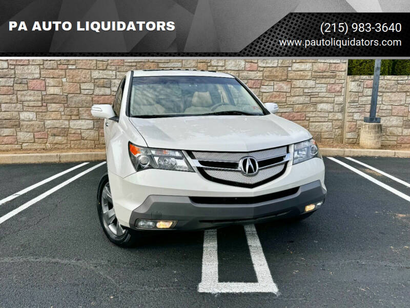 2007 Acura MDX for sale at PA AUTO LIQUIDATORS in Huntingdon Valley PA