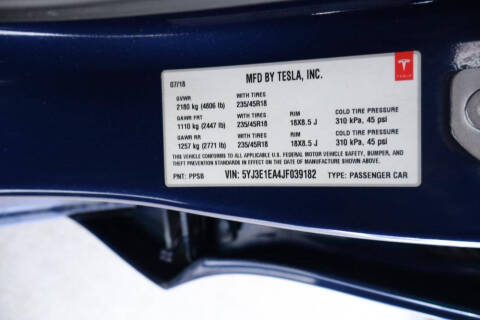 2018 Tesla Model 3