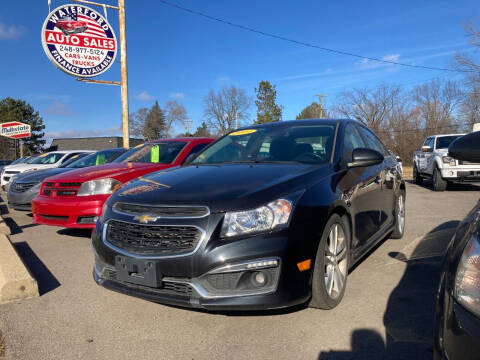 2015 Chevrolet Cruze for sale at Waterford Auto Sales in Waterford MI