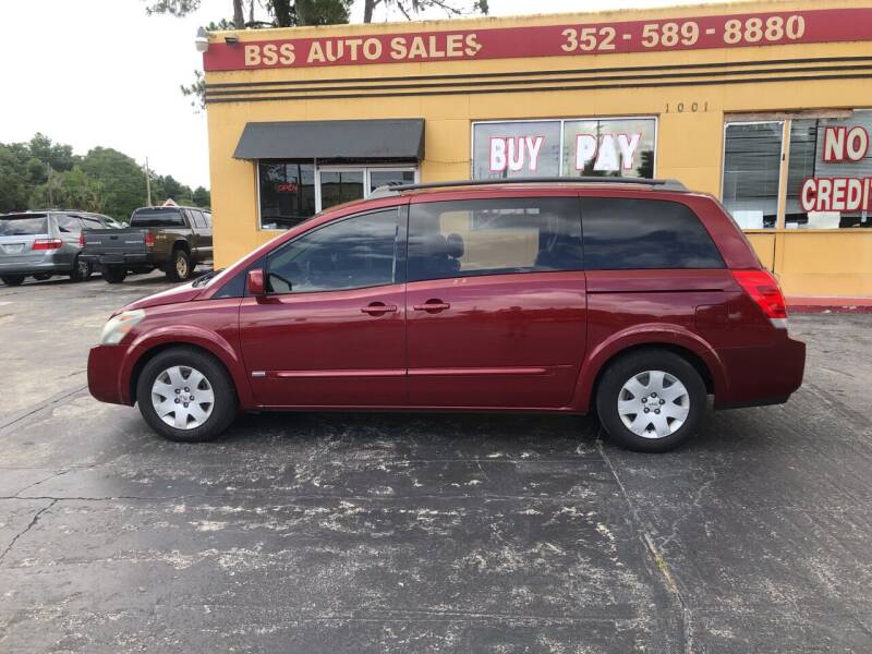 2006 Nissan Quest for sale at BSS AUTO SALES INC in Eustis FL