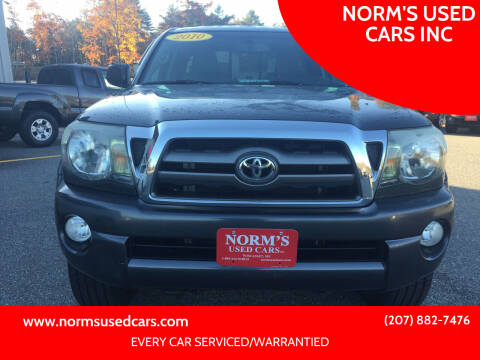 2010 Toyota Tacoma for sale at NORM'S USED CARS INC in Wiscasset ME