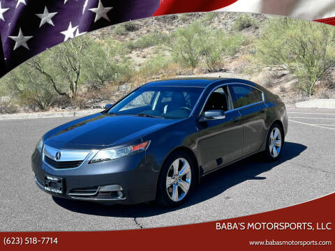 2012 Acura TL for sale at Baba's Motorsports, LLC in Phoenix AZ