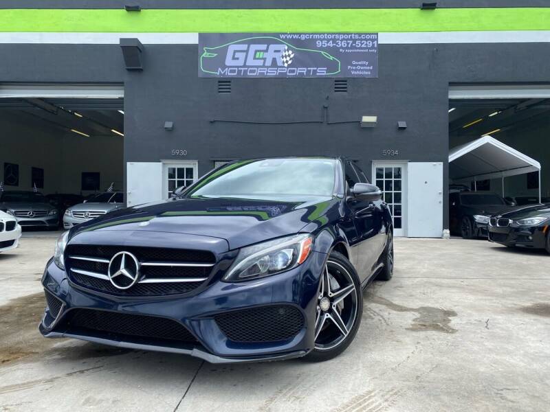 2017 Mercedes-Benz C-Class for sale at GCR MOTORSPORTS in Hollywood FL