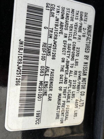 2018 Nissan Rogue Sport