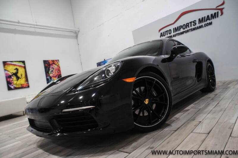2018 Porsche 718 Cayman for sale at AUTO IMPORTS MIAMI in Fort Lauderdale FL