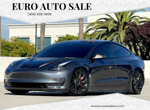 2022 Tesla Model 3 for sale at Euro Auto Sale in Santa Clara CA