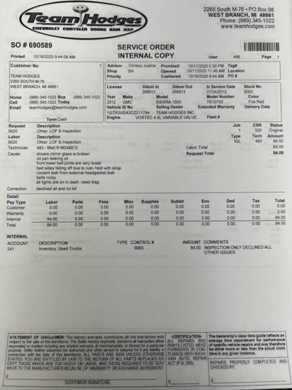 2012 GMC Sierra 1500 SL