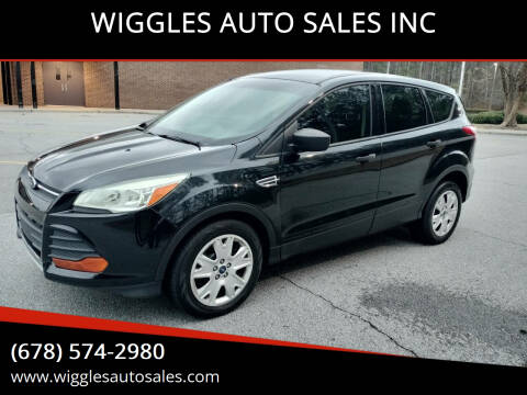 2014 Ford Escape for sale at WIGGLES AUTO SALES INC in Mableton GA