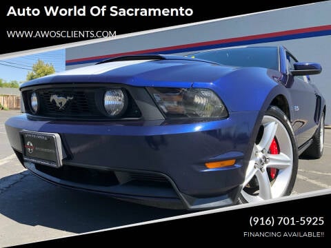 2012 Ford Mustang for sale at Auto World of Sacramento in Sacramento CA