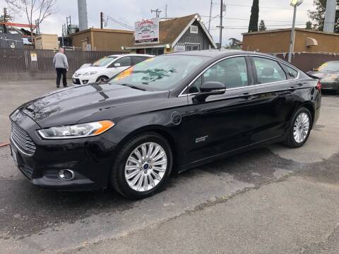 2016 Ford Fusion Energi for sale at C J Auto Sales in Riverbank CA