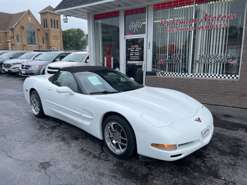 1998 Chevrolet Corvette for sale at KUHLMAN MOTORS in Maquoketa IA