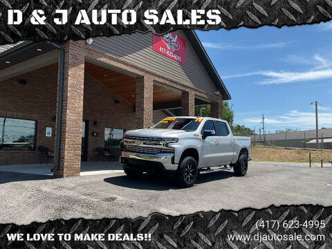 2019 Chevrolet Silverado 1500 for sale at D & J AUTO SALES in Joplin MO