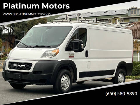 2019 RAM ProMaster for sale at Platinum Motors in San Bruno CA